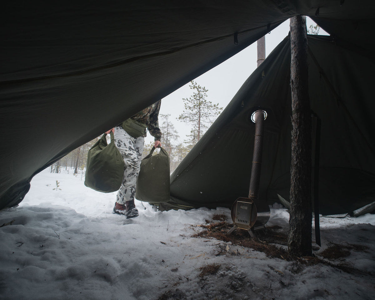 Soma SAVOTTA Rolltop Stuffsack, 500D 80L Green — papildu attēls 4