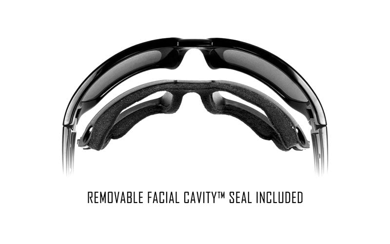 Brilles WileyX GRAVITY Captivate Polarized Smoke Grey Matte Black Frame