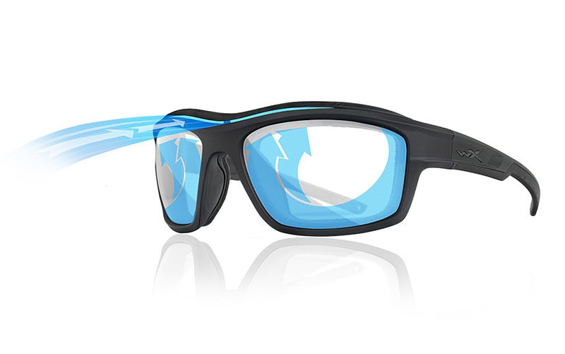 Brilles WileyX OZONE Captivate Polarized Smoke Grey Matte Black Frame