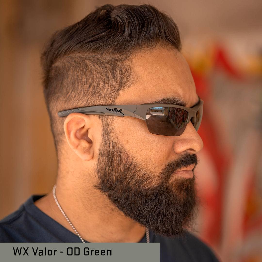 Brilles WileyX VALOR 2.5 Clear/Grey/Light Rust OD Green Frame