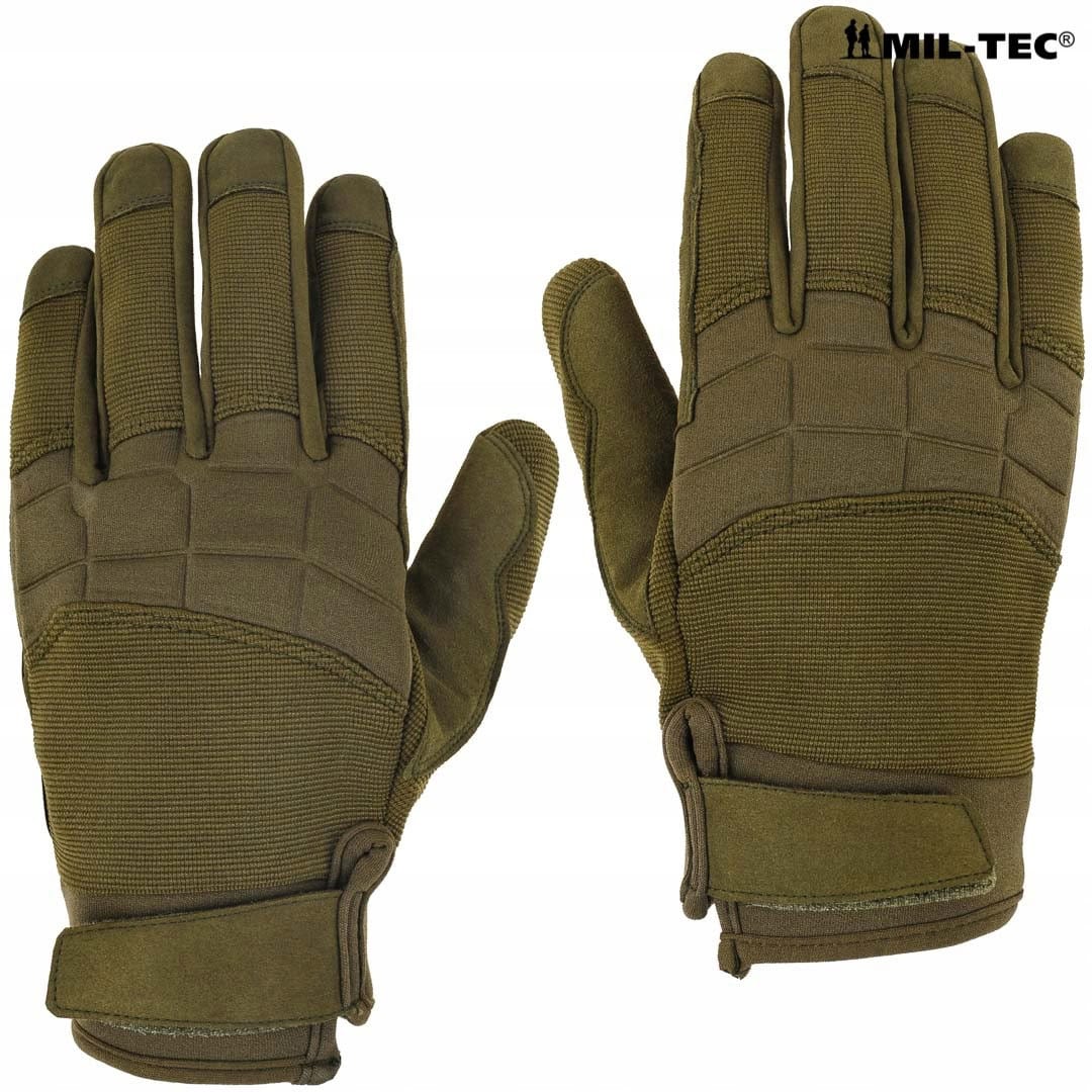 Cimdi - ASSAULT GLOVES OLIVE — Mil-Tec — attēls 1