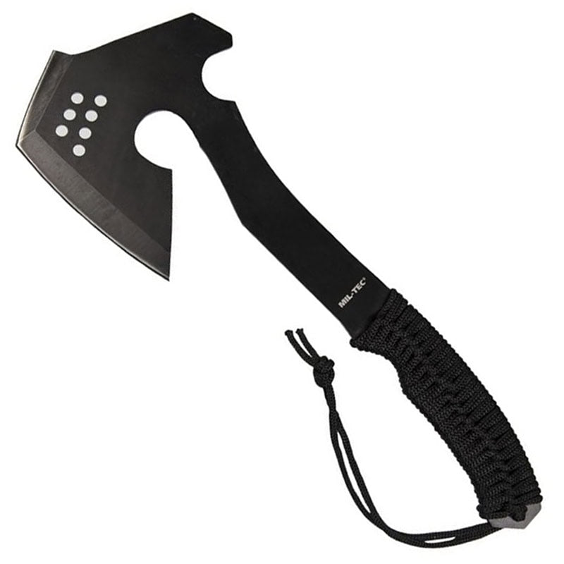 Cirvis ar paracord, melns — Mil-Tec — attēls 1
