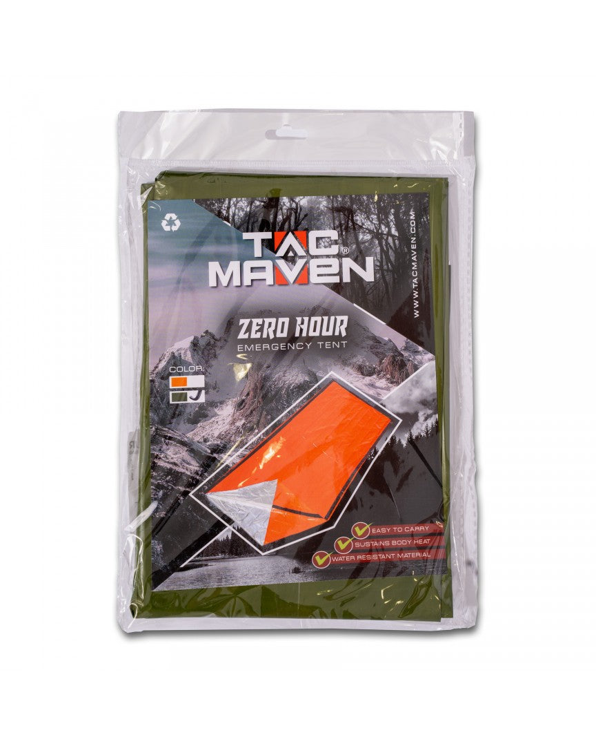 Pentagon ZERO HOUR emergency sleeping bag (TACMAVEN) – olive green