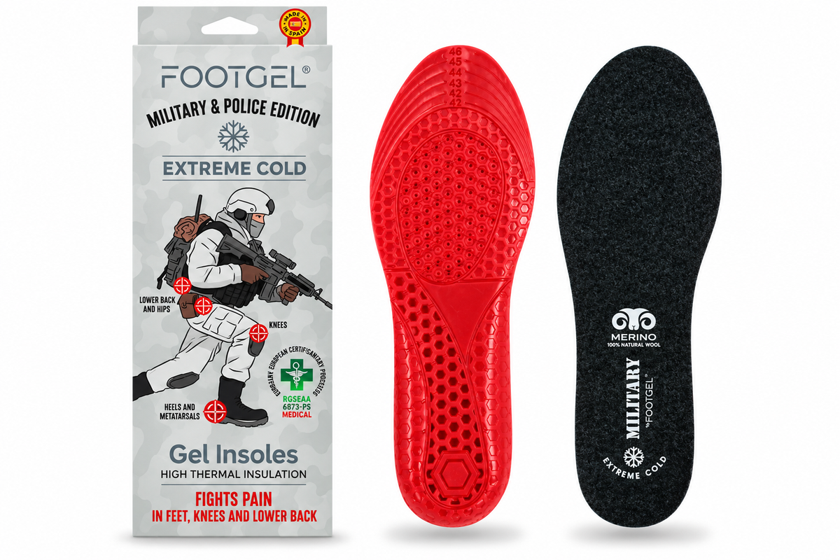 Footgel Military & Police Winter Shoe Insoles
