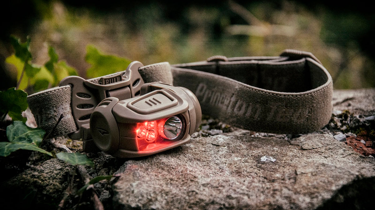 Galvas lukturis Princeton Tec REMIX PRO MPLS (LED R/B/IR) , Coyote