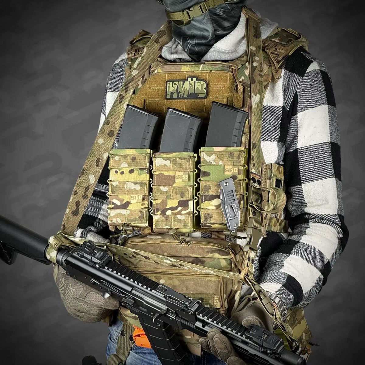 Trīs punktu Ieroča Siksna RAGNAROK Hel Sling Gen II QD Multicam — attēls 1