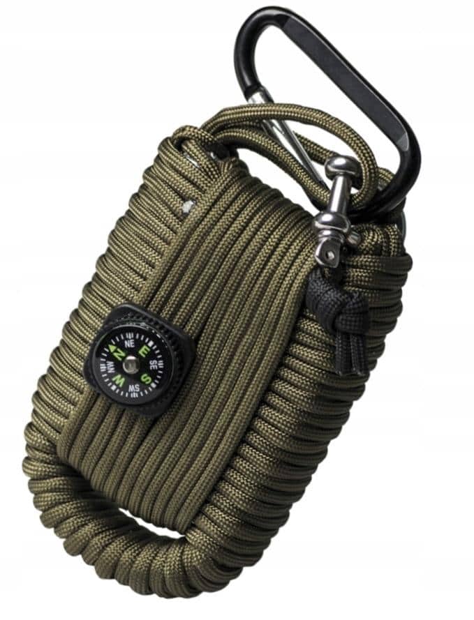 Izdzīvošanas komplekts Paracord Survival Kit Large, Olive — Mil-Tec — attēls 1