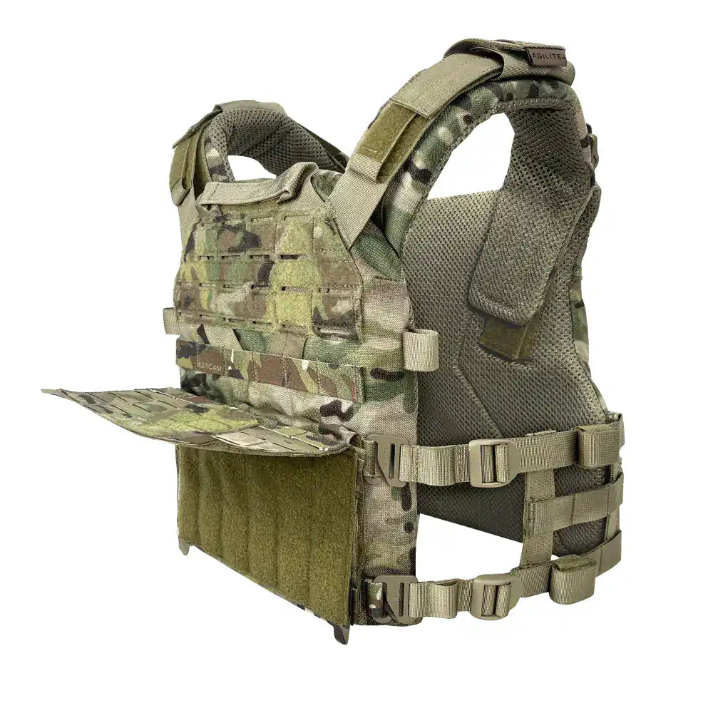 Panelis - Agilite K19 Plate Carrier Back Flap Cummerbund Adapter Coyote Brown