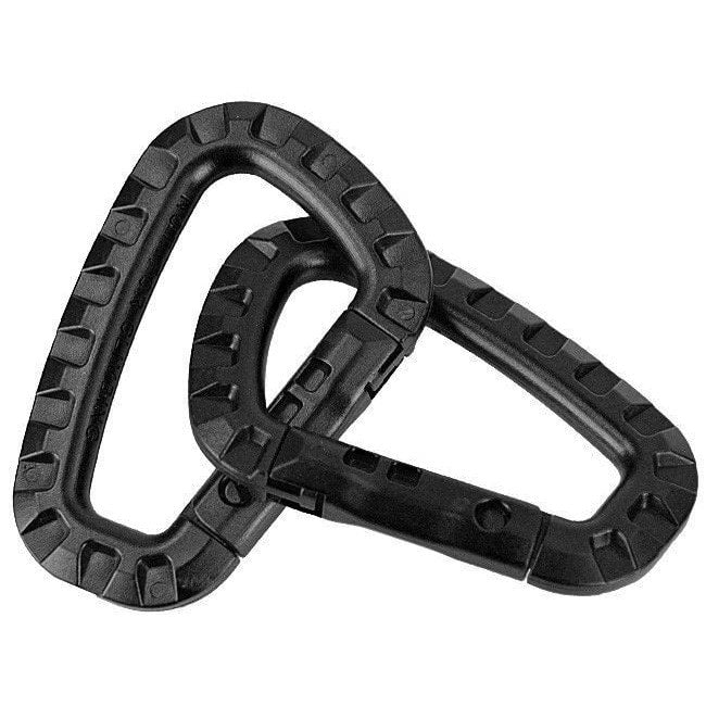 Karabīne MIL-TEC ABS Carabieners Black (2 gab) — attēls 1