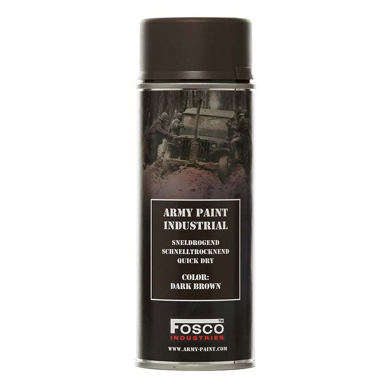 Krāsas Baloniņš FOSCO Army Paint 400ml Dark Brown