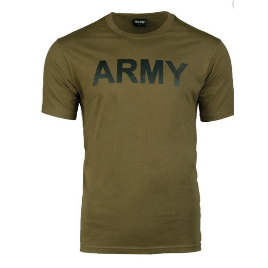 Mil-Tec T-krekls ARMY zaļš — attēls 1