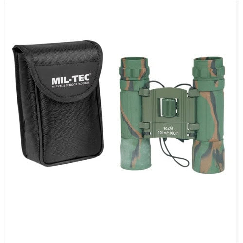 Mil-Tec binoklis salokāms 10X25 — attēls 1