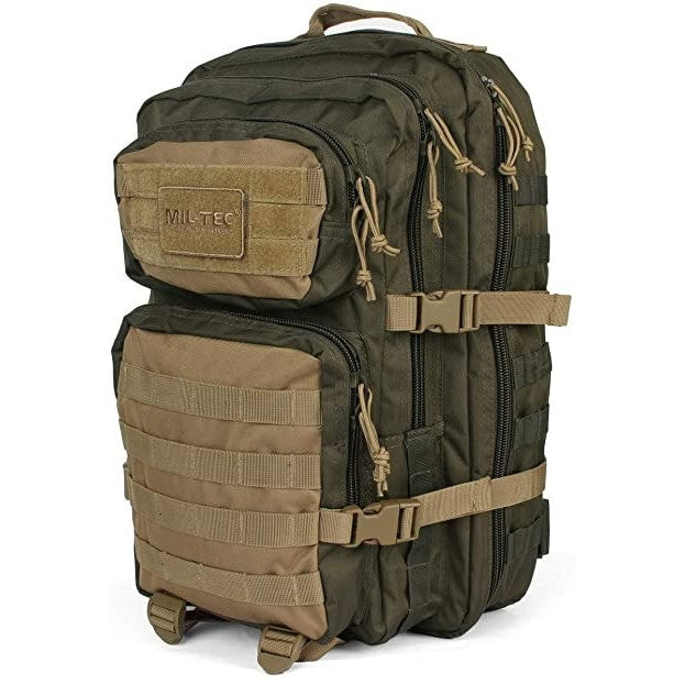 Mugursoma - US ASSAULT PACK LG olive / coyote — Mil-Tec — attēls 1