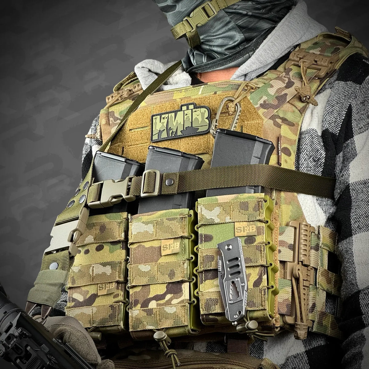 Divu Punktu Ieroču Siksna RAGNAROK Odin Carabiner Gen II Olive — attēls 12