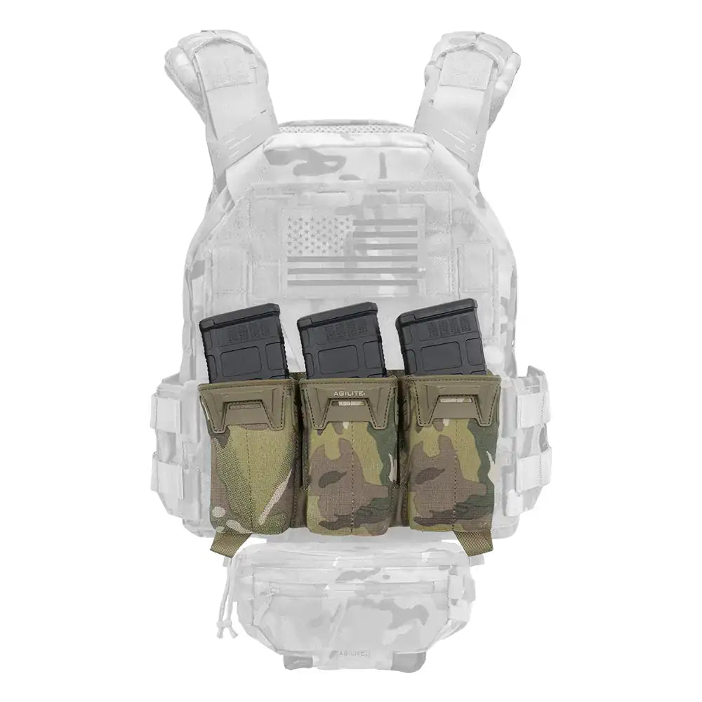 Aptversoma AGILITE Pincer™ 5.56 Triple Mag Pouch Multicam
