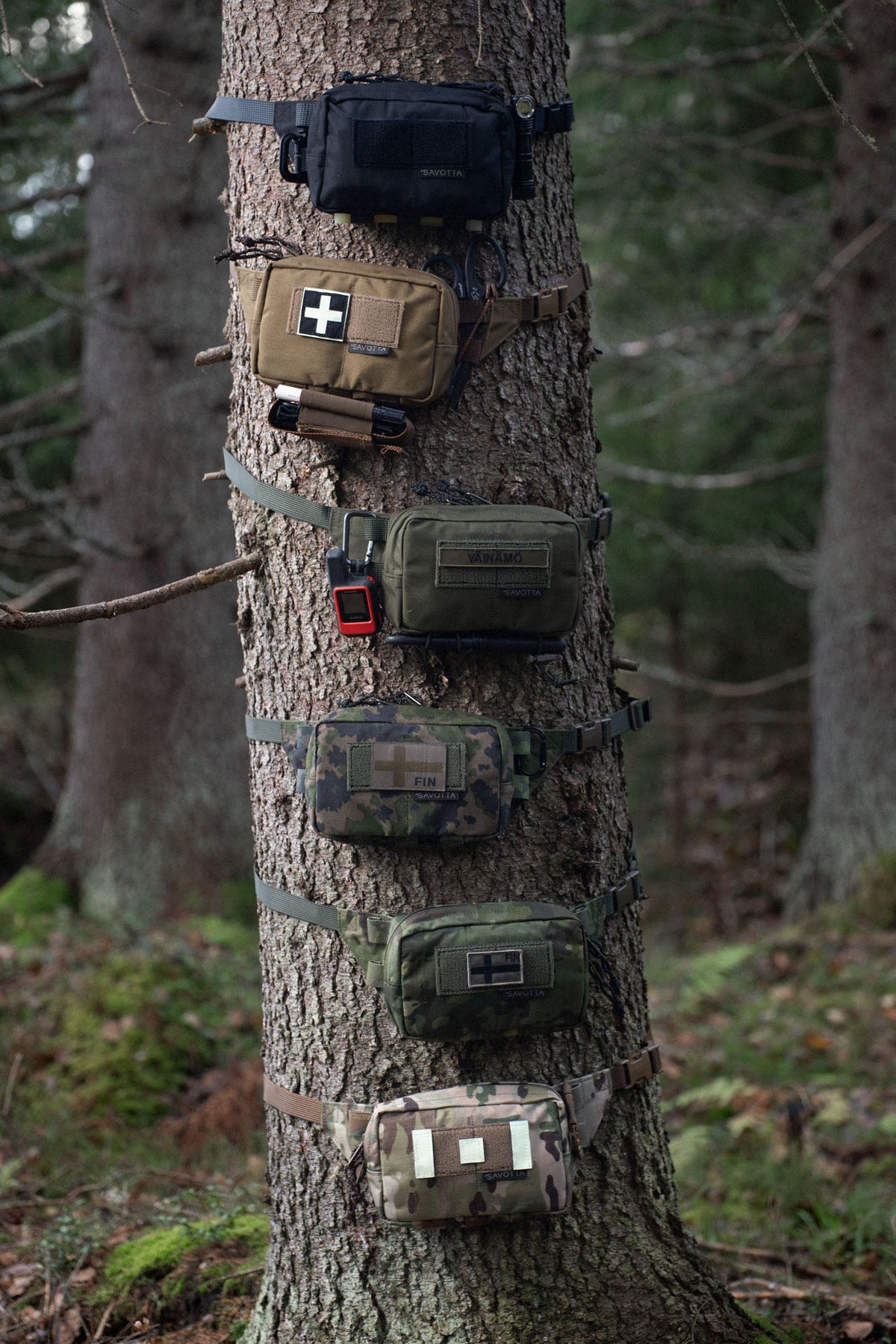 Jostas soma SAVOTTA Kukkaro Hip Pack Brown – attēls 3