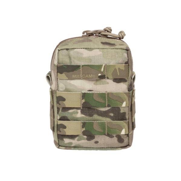 Somiņa WAS Small MOLLE Utility Pouch Zipped MultiCam