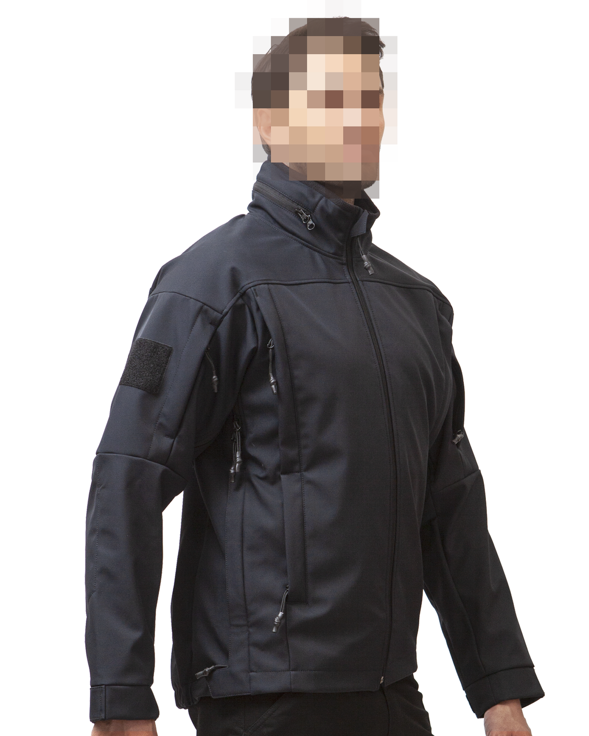 "Soft power" softshell jaka, Black, M — Suited Systems – ražotāja attēls 2