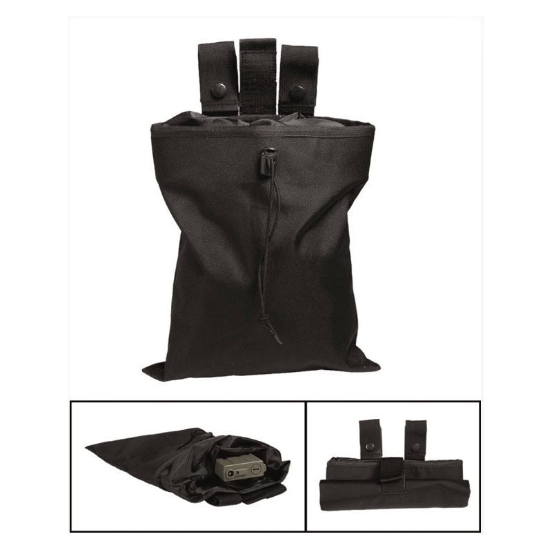 Soma Tukšajām Aptverēm MIL-TEC Dump Pouch Black — attēls 1