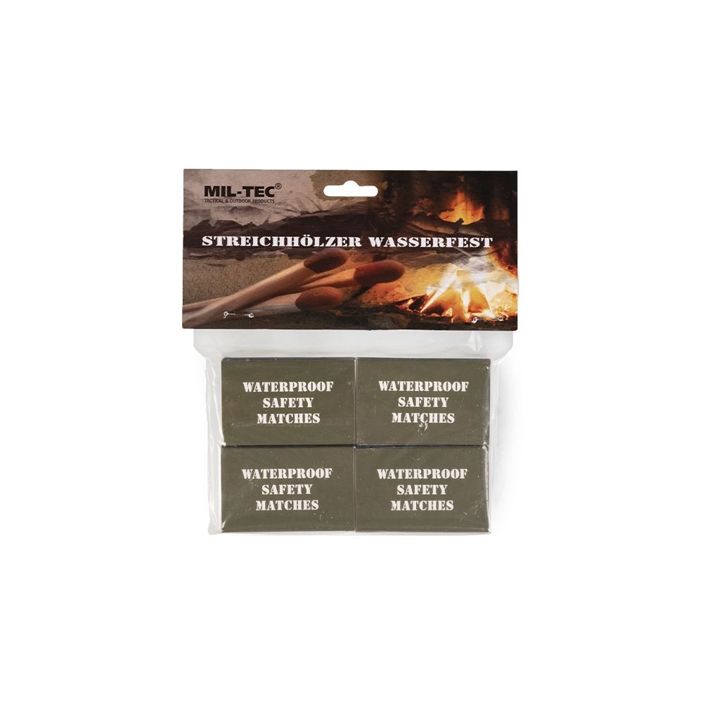 Ūdens izturīgi sērkociņi 4 PACK — Mil-Tec — attēls 2