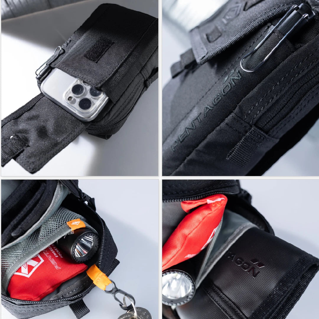 Pentagon Axon Universal Pouch - Black