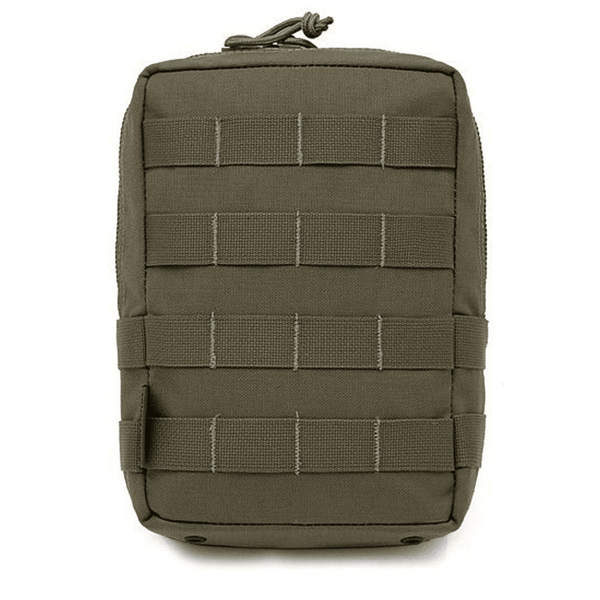 Somiņa WAS Large Utility MOLLE Pouch Zipped Ranger Green