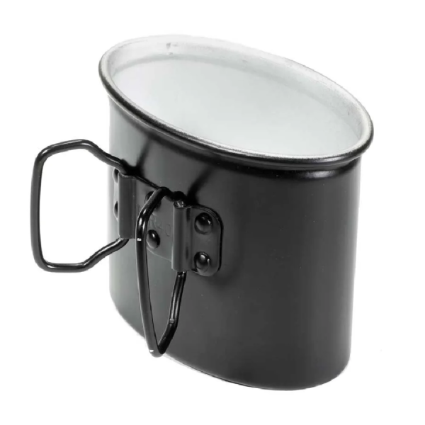 Reproduction German WWII Aluminum Canteen Cup — Mil-Tec — attēls 1
