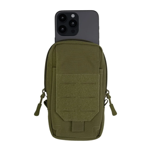 MIL-TEC® Molle Fieldcom Pouch Olive — attēls 1