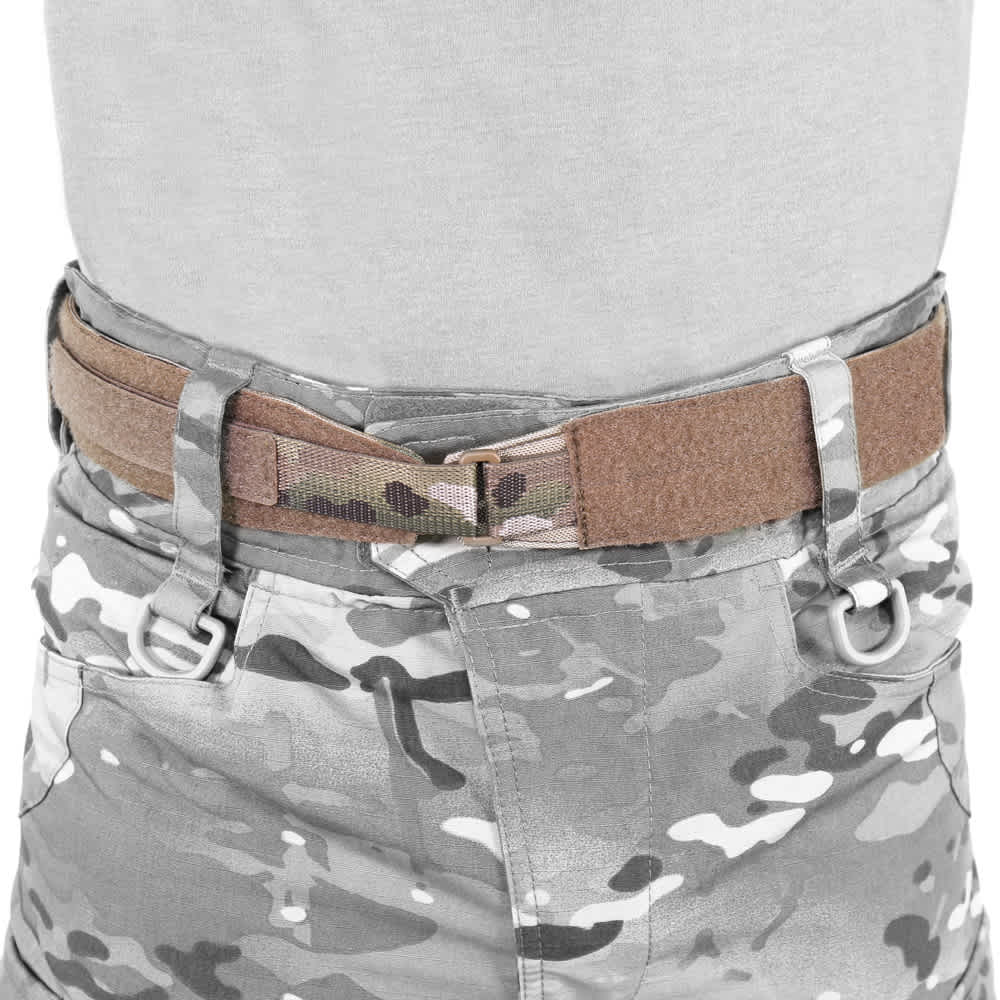 Uzkabes Josta WAS Low Profile MOLLE Belt Coyote Tan XL With Plastic Cobra Webbing Belt