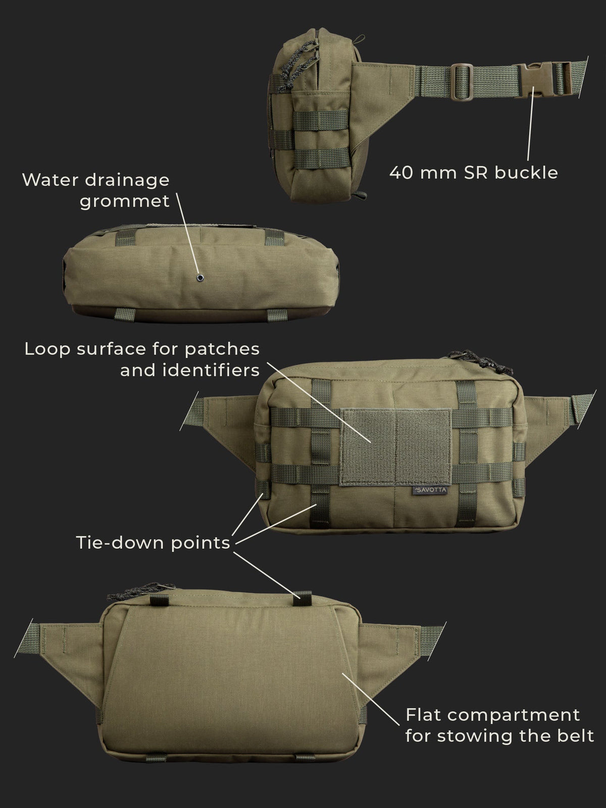 Jostas Soma SAVOTTA Askare Hip Pack Multicam — papildu attēls 3