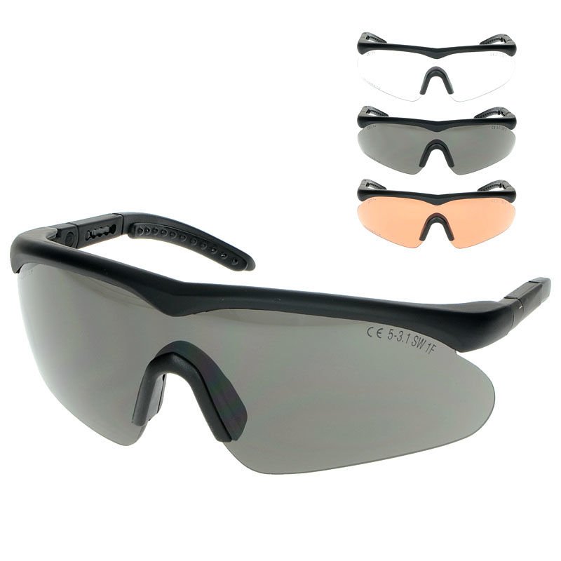 SWISS EYE® RAPTOR Black glasses
