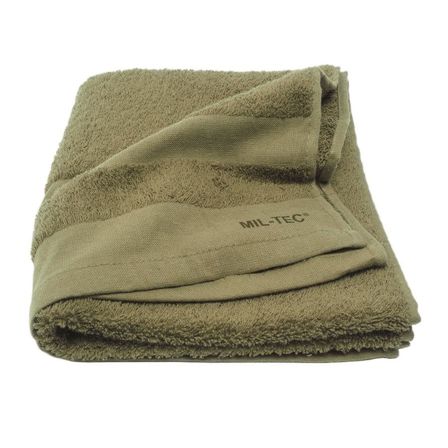 Dvielis  mikrošķiedras 100x50cm, olive — Mil-Tec — attēls 1