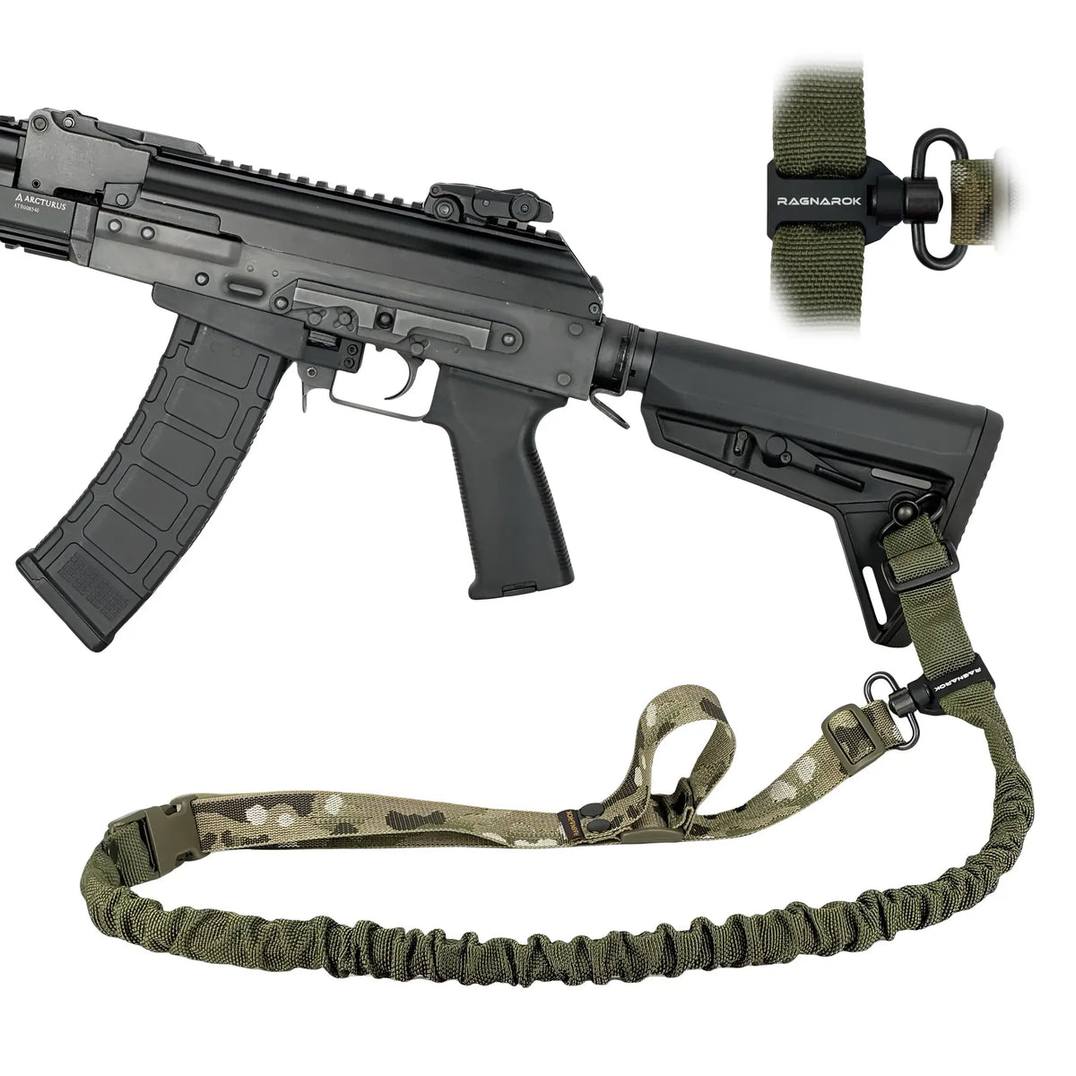 Divu Punktu Ieroču Siksna RAGNAROK Forseti QD Gen II Multicam — attēls 7