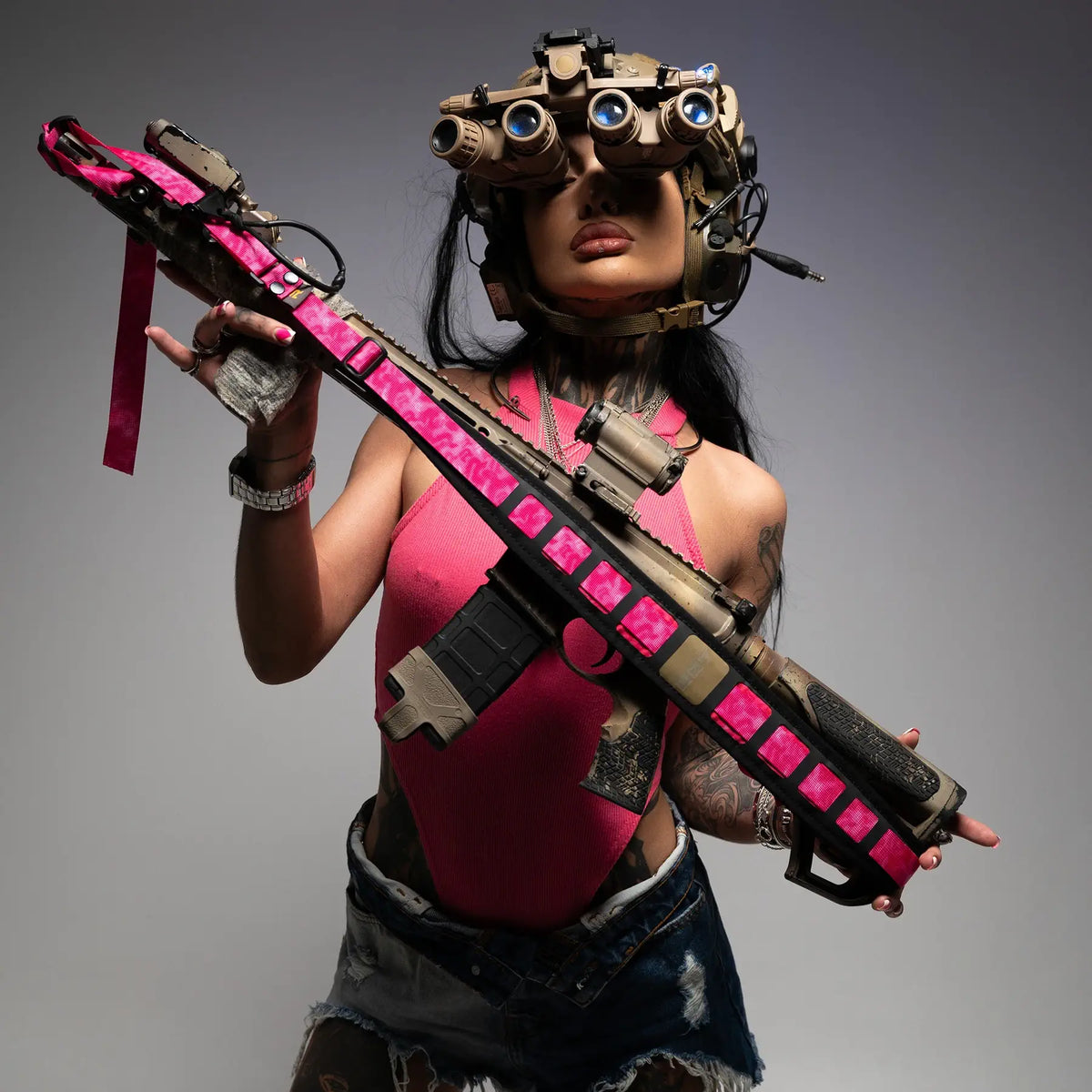 RAGNAROK PINK FURY Viena/Divu punktu ieroča siksna Limited Edition — attēls 12