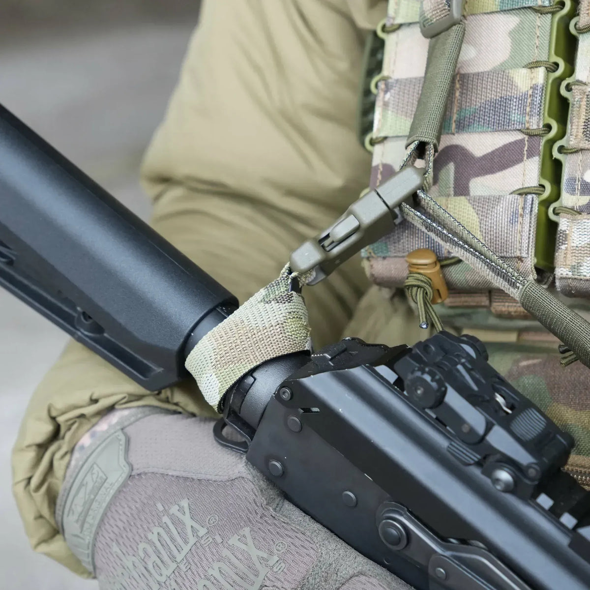 Trīs Punktu Polsterēta Ieroča Siksna RAGNAROK Kraken Sling Gen II Multicam — attēls 7