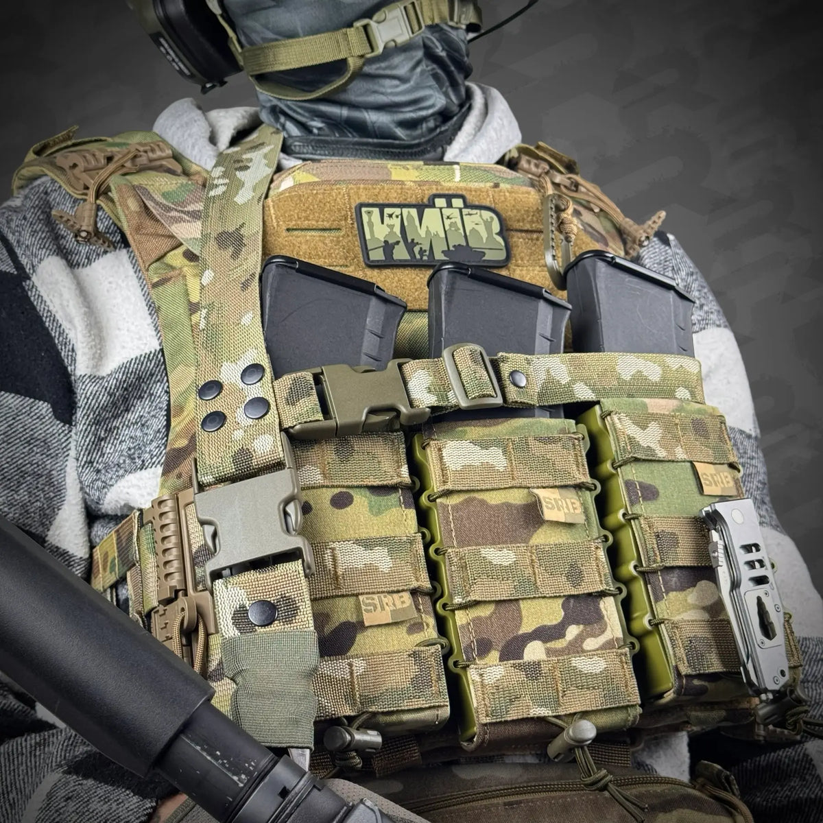 Divu Punktu Ieroču Siksna ar Karabīni RAGNAROK Odin Gen II Multicam — attēls 11