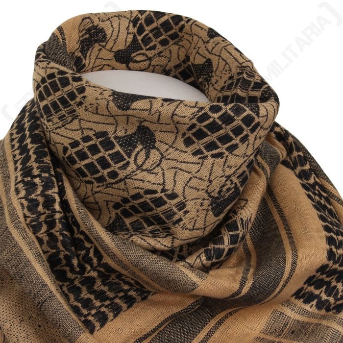 SHEMAGH šalle ′Granātas′ - Coyote/Black — Mil-Tec — attēls 2