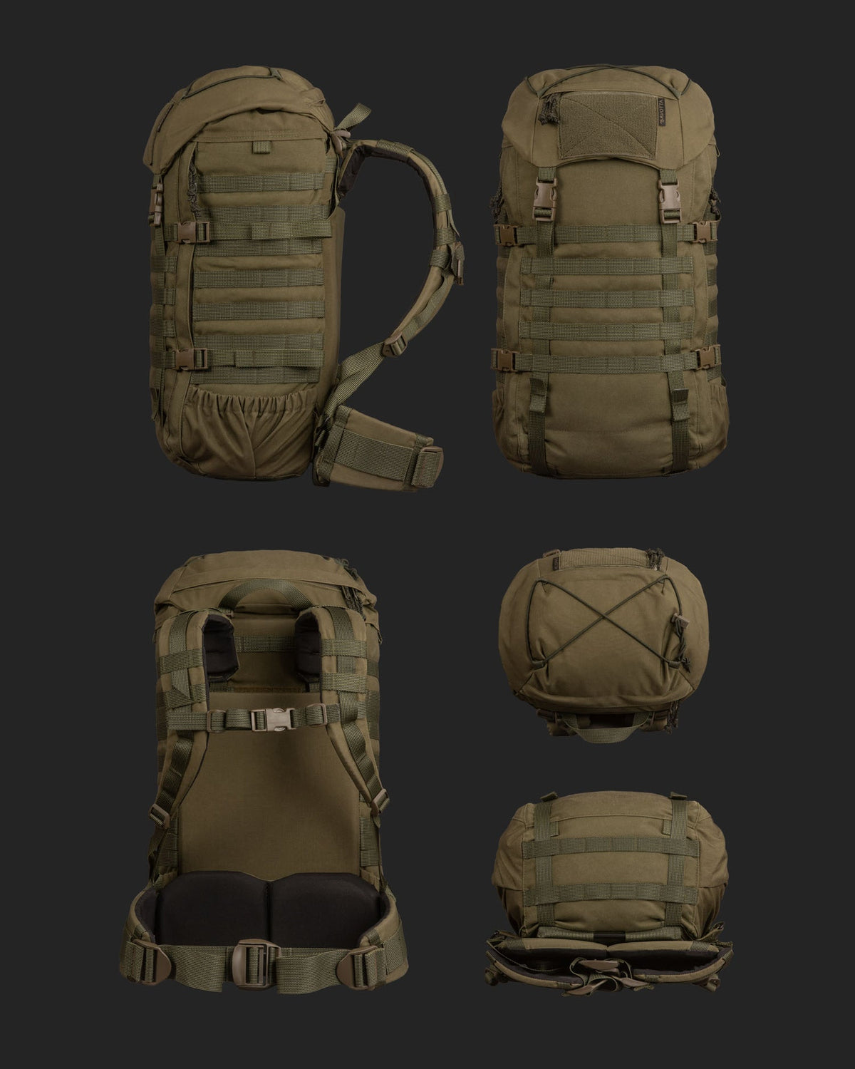 Mugursoma SAVOTTA Kantamus 40L Green – attēls 2