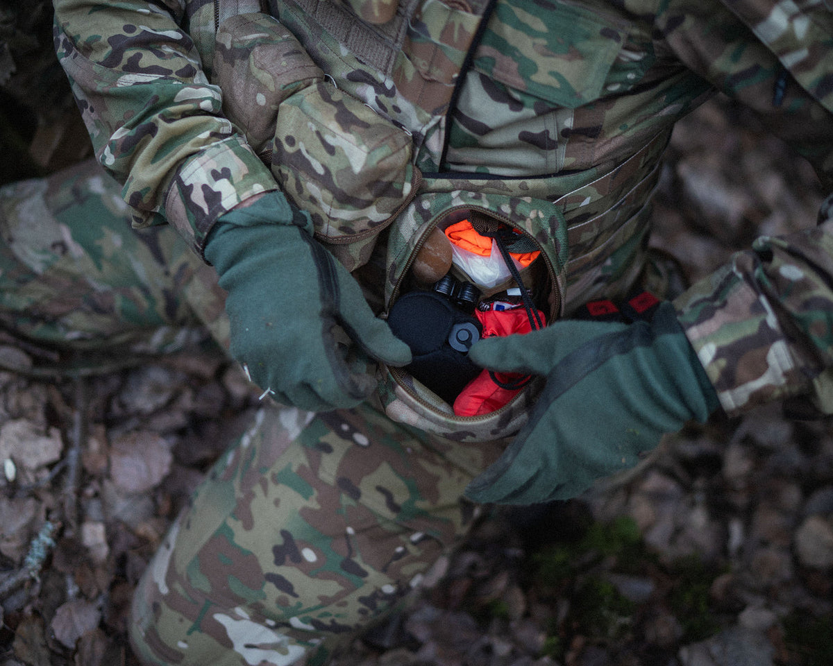 Uzkabes soma Savotta Zipped GP pouch 3x3 Multicam — papildu attēls 4