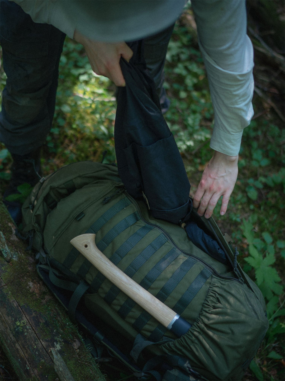 Mugursoma SAVOTTA Kantamus 60L Green – attēls 3