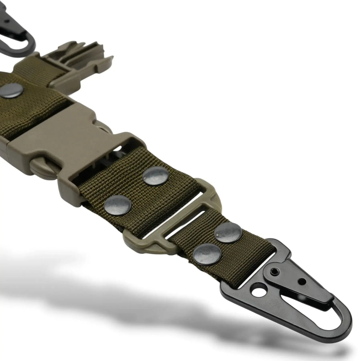 Divu Punktu Ieroču Siksna RAGNAROK Odin Carabiner Gen II Olive — attēls 2