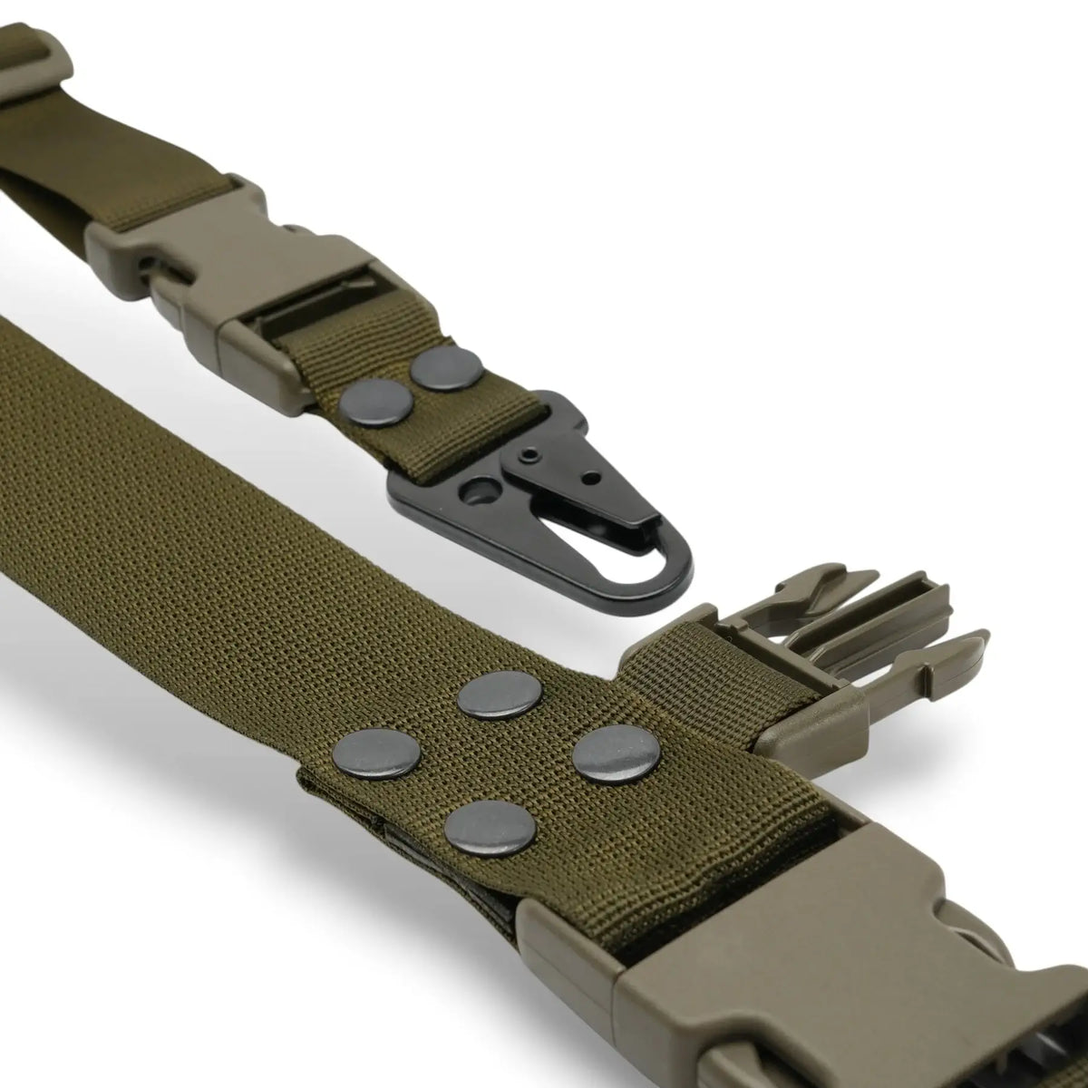 Divu Punktu Ieroču Siksna RAGNAROK Odin Carabiner Gen II Olive — attēls 3