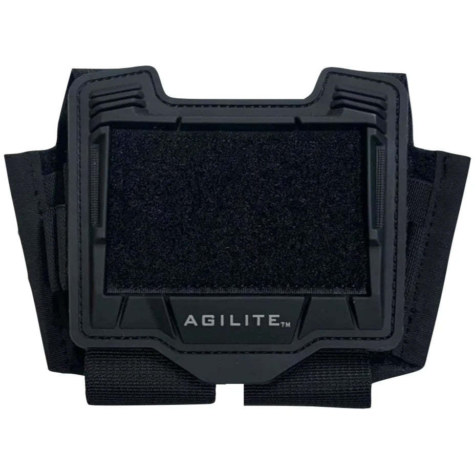 Agilite Universal Helmet Cover Rear Pouch Black