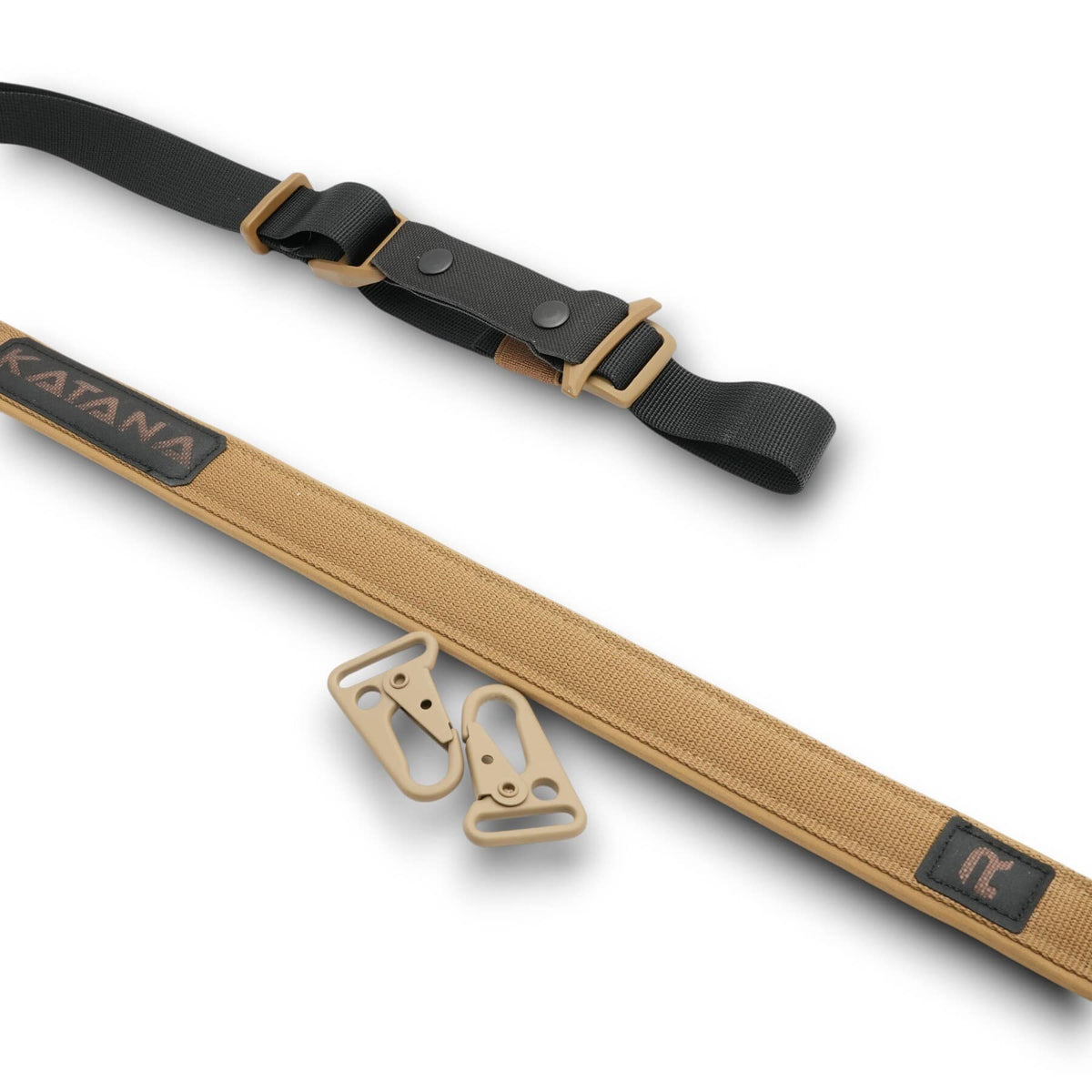 Divu Punktu Ieroču Siksna RAGNAROK Katana Ar Karabīni Coyote/Black — attēls 11