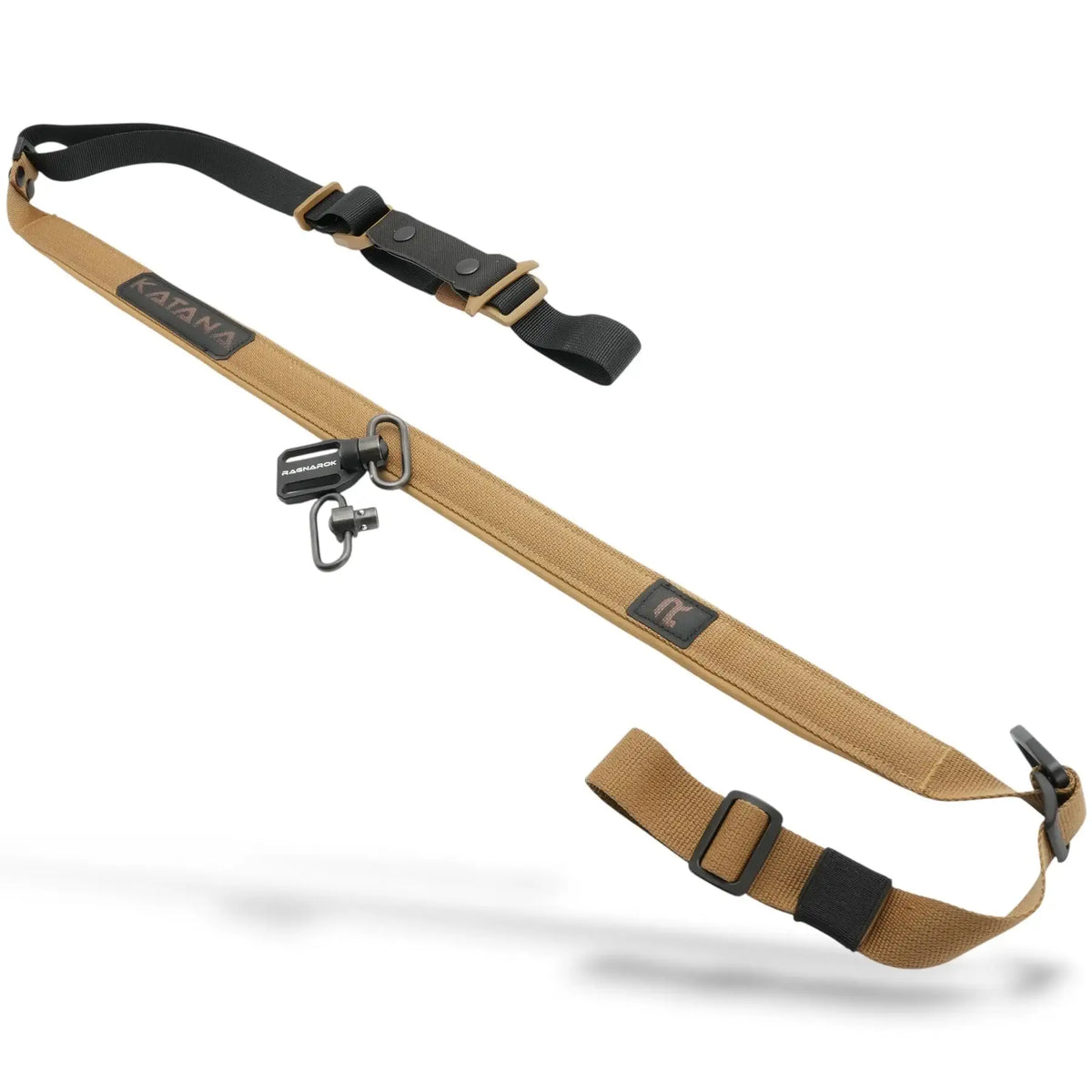 Divu Punktu Ieroču Siksna RAGNAROK Katana Ar Karabīni Coyote/Black — attēls 3