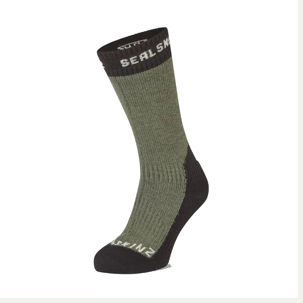 Ziemas Zeķes SEALSKINZ STANFIELD Extreme Cold Weather Mid Length Olive