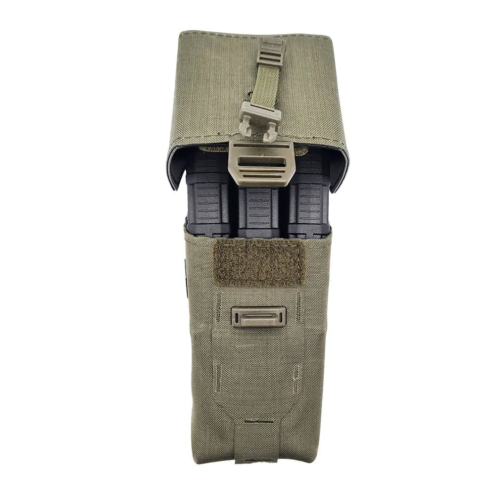 TEMPLARS GEAR Triple AR FULL FLAP QR Ranger Green Magazine Pouch
