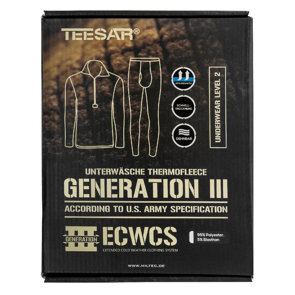 Termoveļas komplekts MIL-TEC Level II, GEN.III Olive — attēls 4